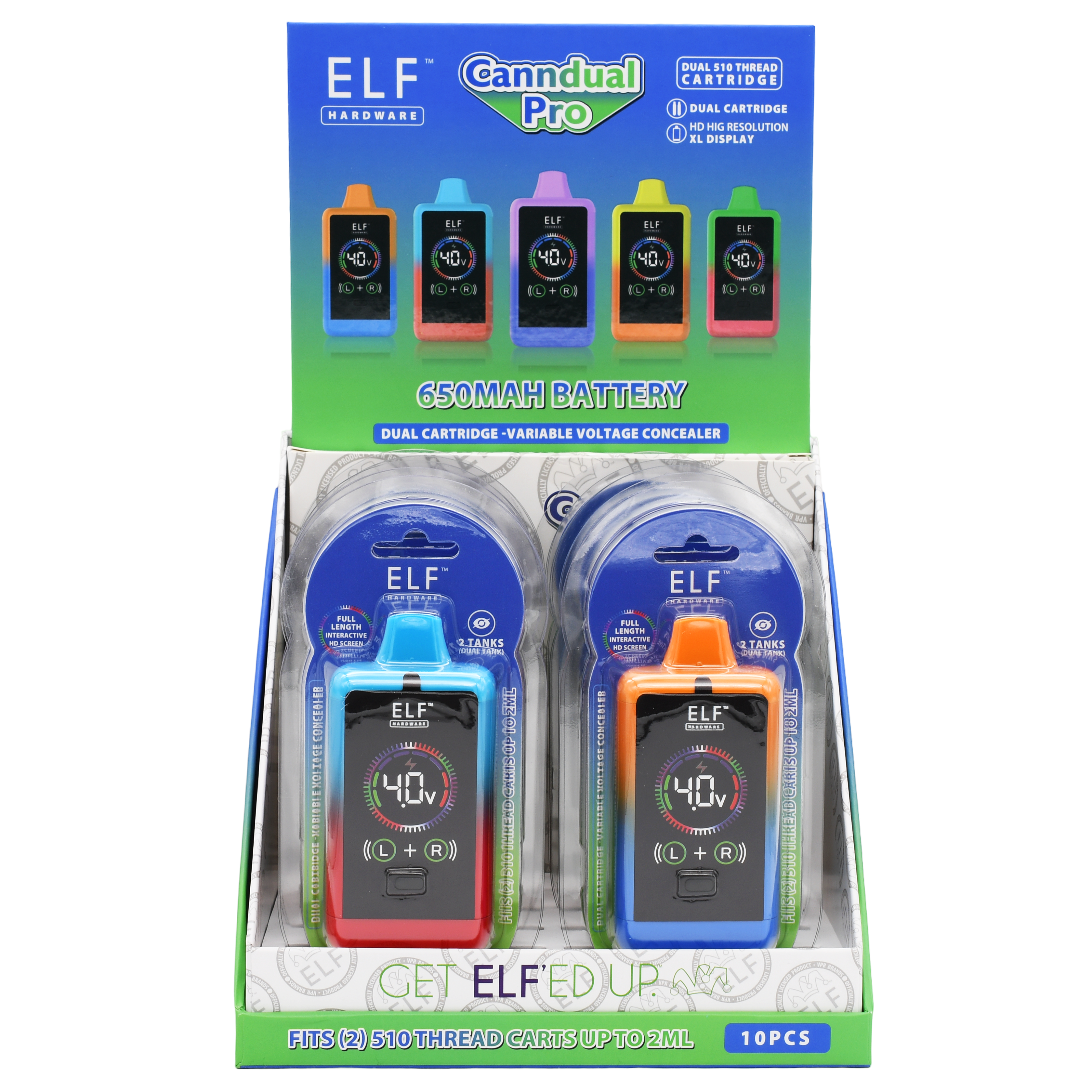 Elf Canndual Pro Dual Cart Vape Battery Concealer