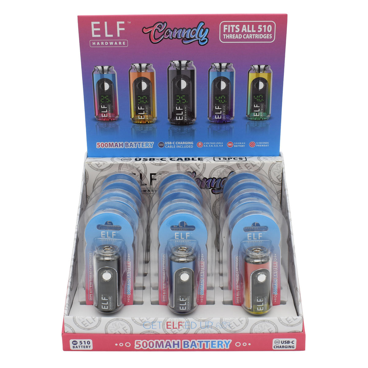 Elf Hardware Canndy Mini 510 Battery for Carts