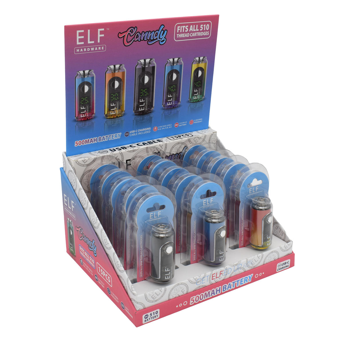 Elf Hardware Canndy Mini 510 Battery for Carts