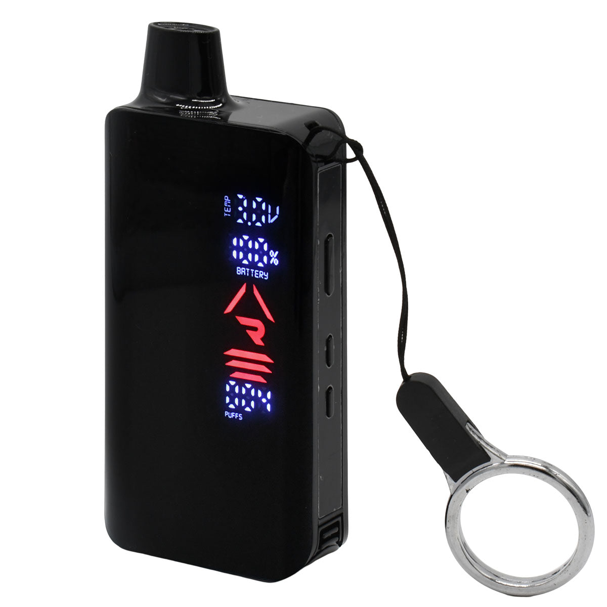 Black Rokin BAR PRO Digital Screen - Discreet Vape