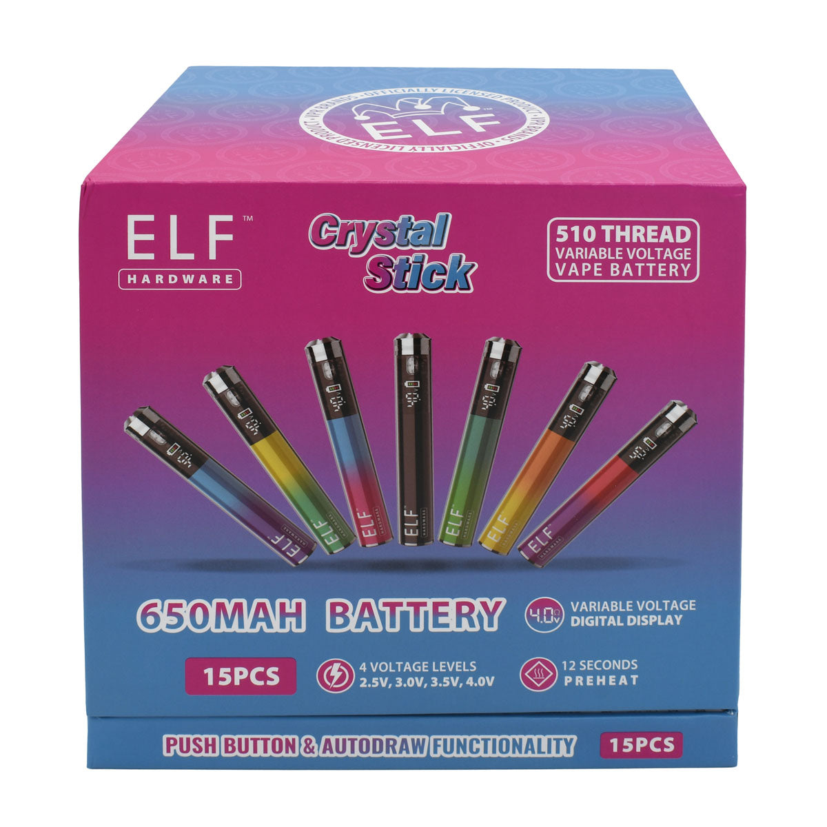 Elf Crystal 510 Battery Pen - 650mAh