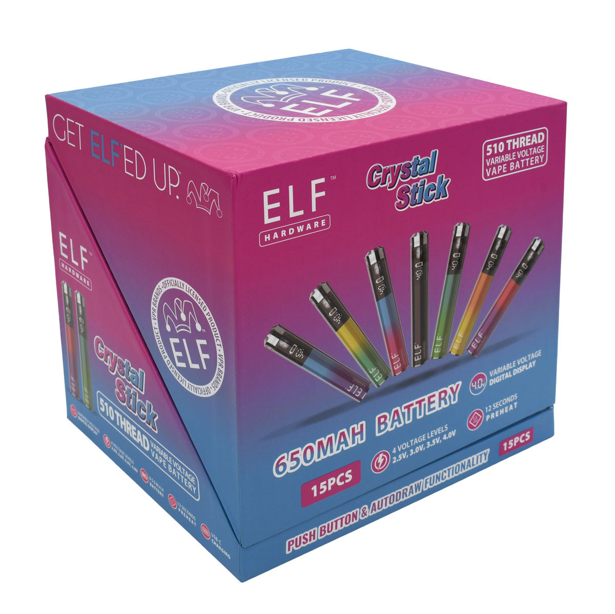 Elf Crystal 510 Battery Pen - 650mAh