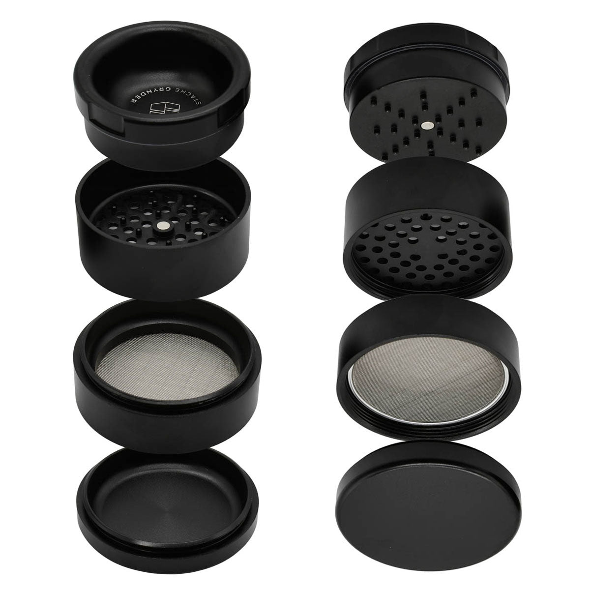 4PC Herb Grinder by Stache Grynder