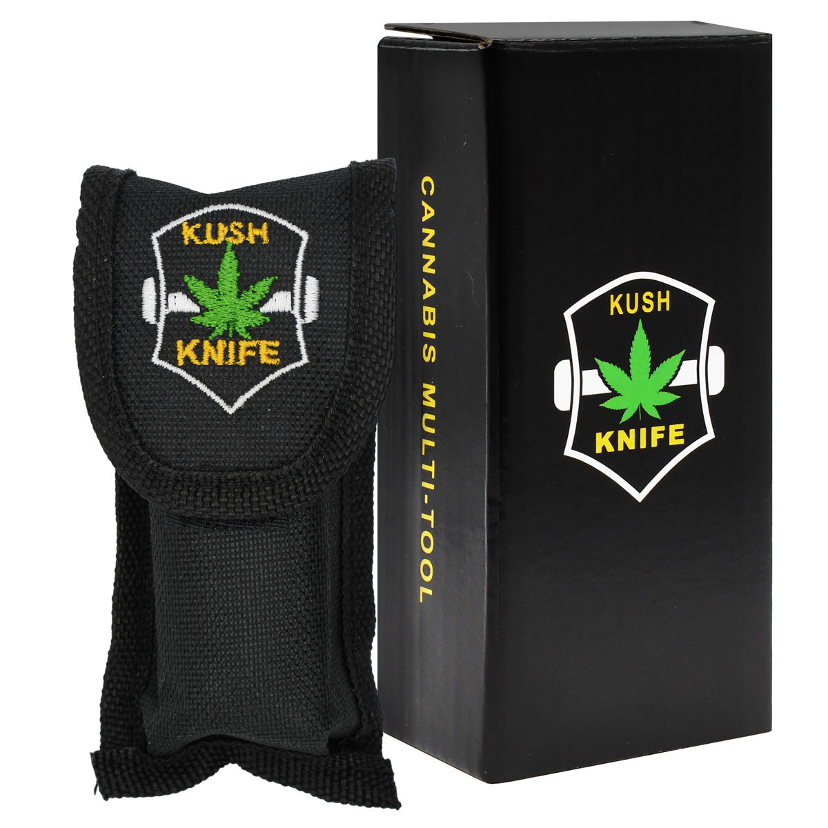 Kush Army Knife Pouch and Packaging