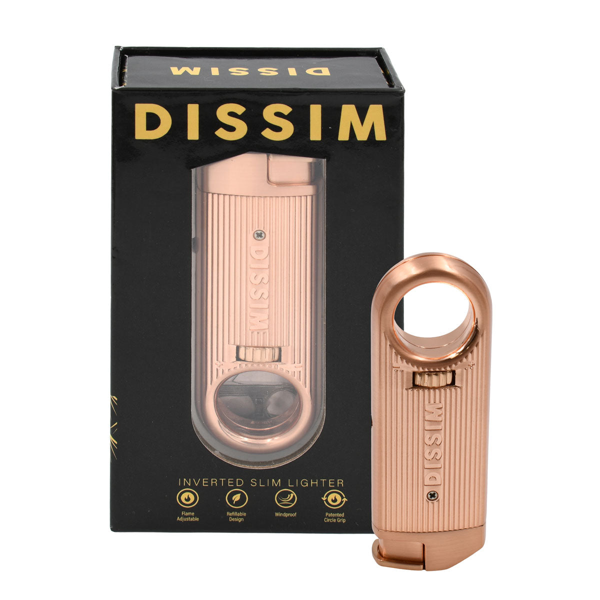 Dissim Metal Slim Torch Lighters